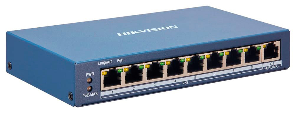 Коммутатор Hikvision DS-3E1309P-EI/M
