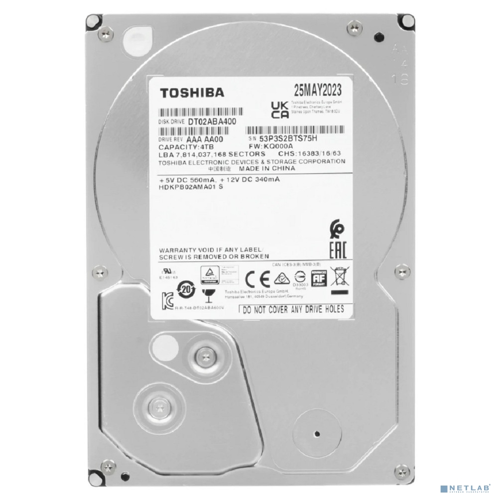 4Tb Toshiba 